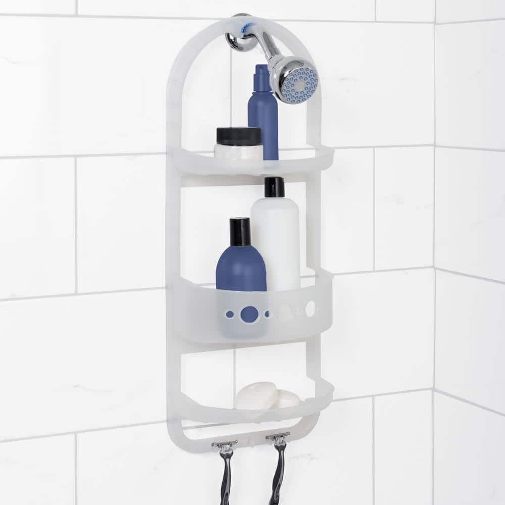 Glacier Bay Over-the-Shower Caddy in Frosted Clear (2)