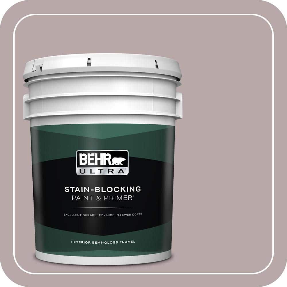 BEHR ULTRA 5 gal. #MQ1-36 Object of Desire Semi-Gloss Enamel Exterior Paint & Primer