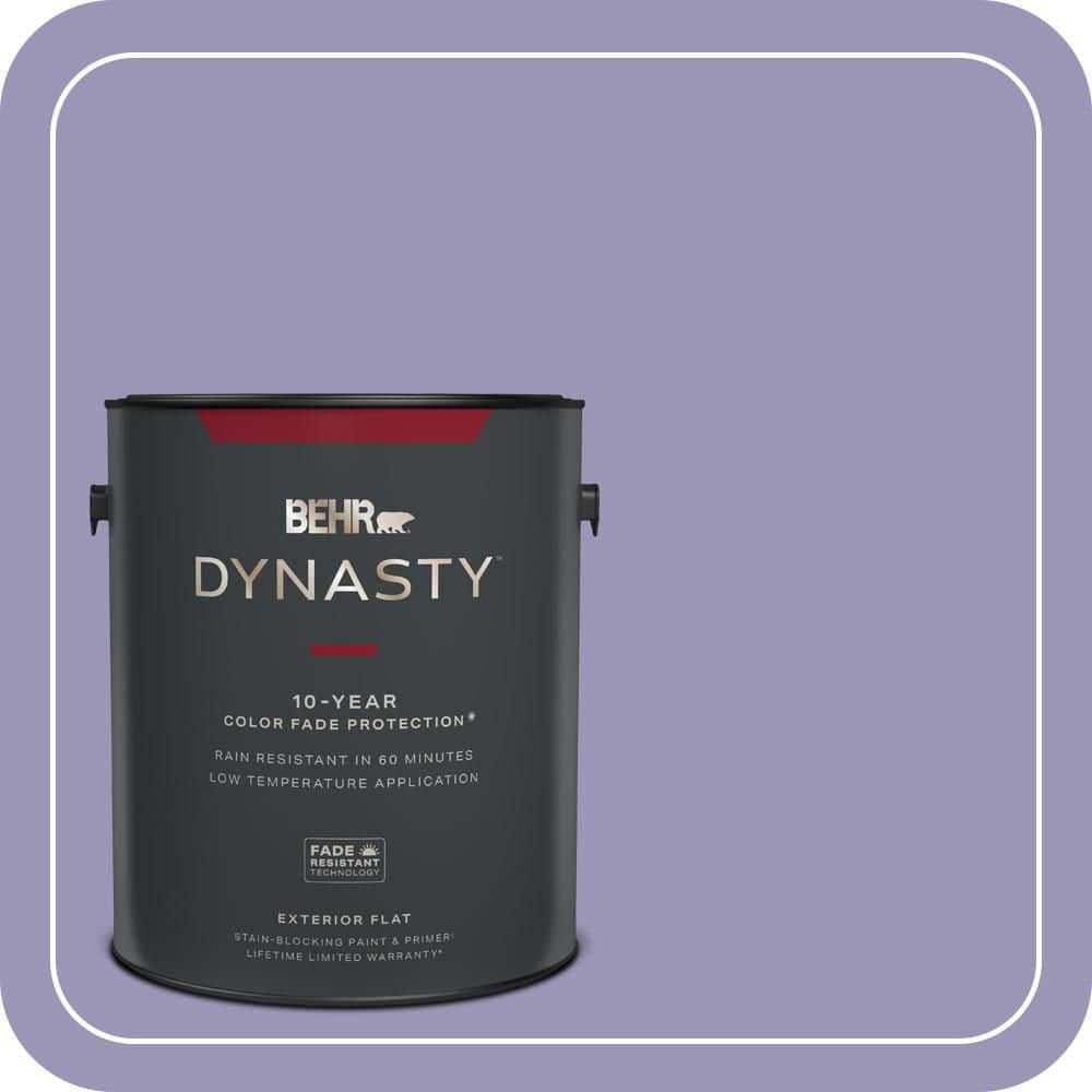 BEHR DYNASTY 1 gal. #640D-5 June Berry Flat Exterior Stain-Blocking Paint & Primer