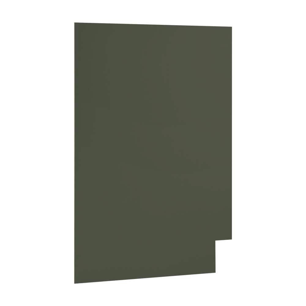 Hampton Bay Avondale 24 in. W x 34.5 in. H Base Cabinet Flush End Panel in Fern Green