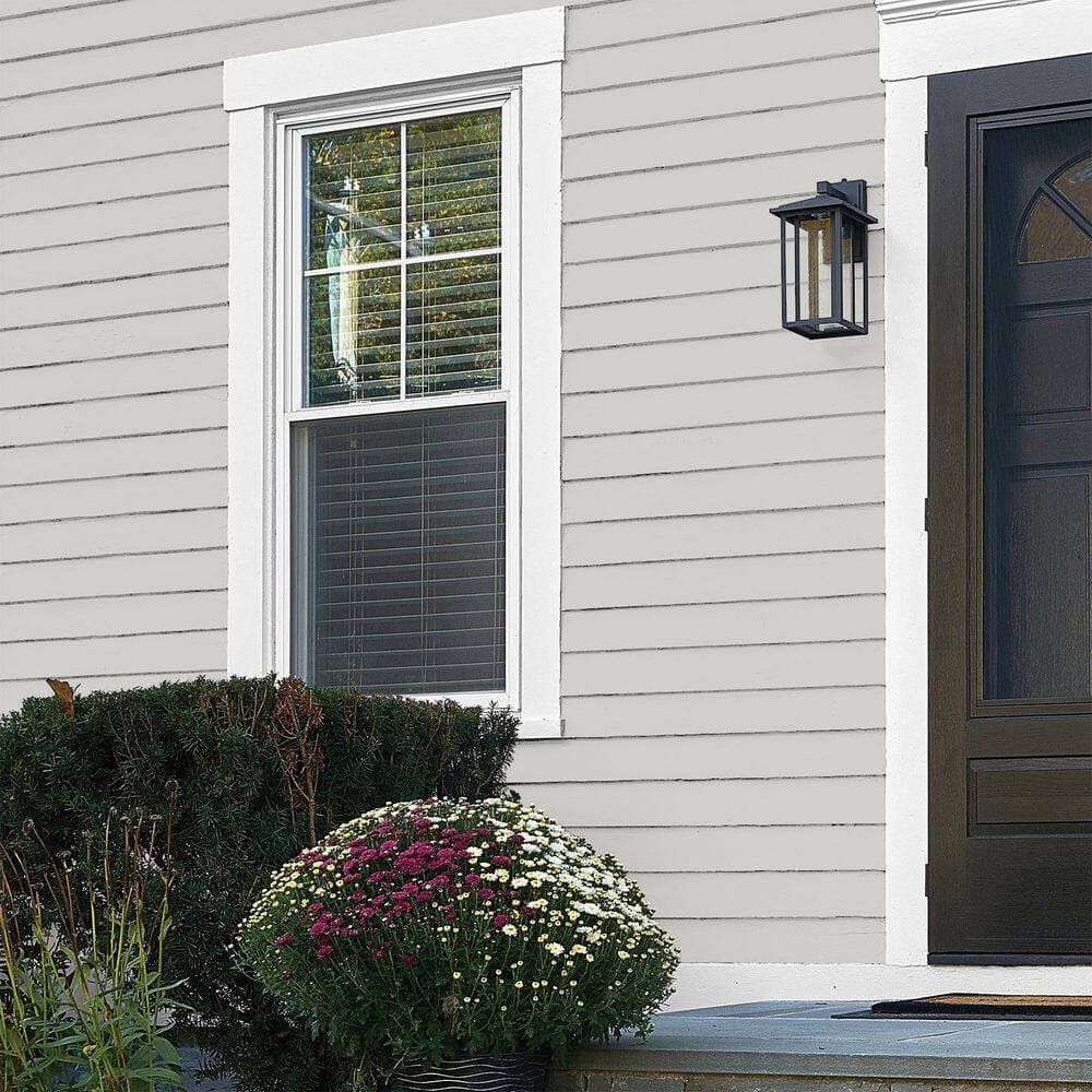 Glidden Premium 1 qt. PPG0997-1 Allegheny River Flat Exterior Latex Paint (4)