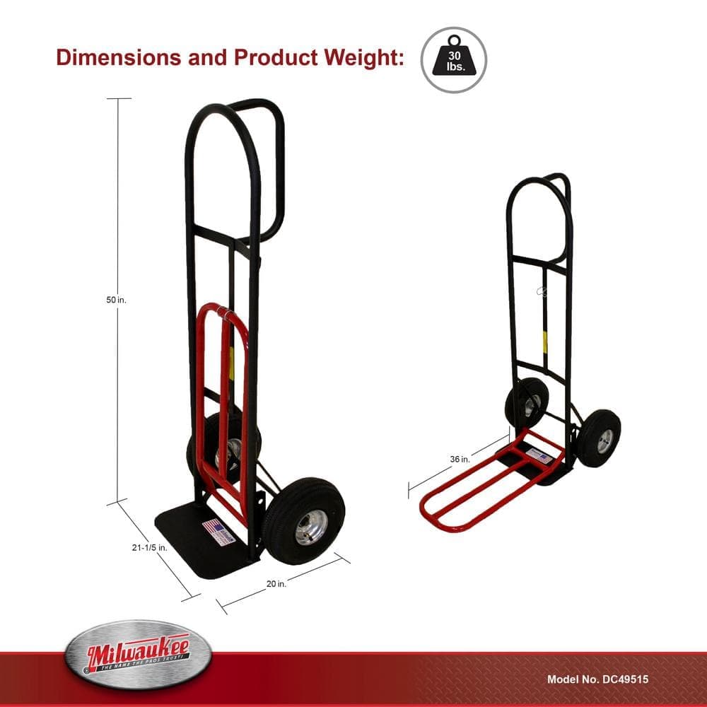 Milwaukee Capacity D-Handle Truck (3)