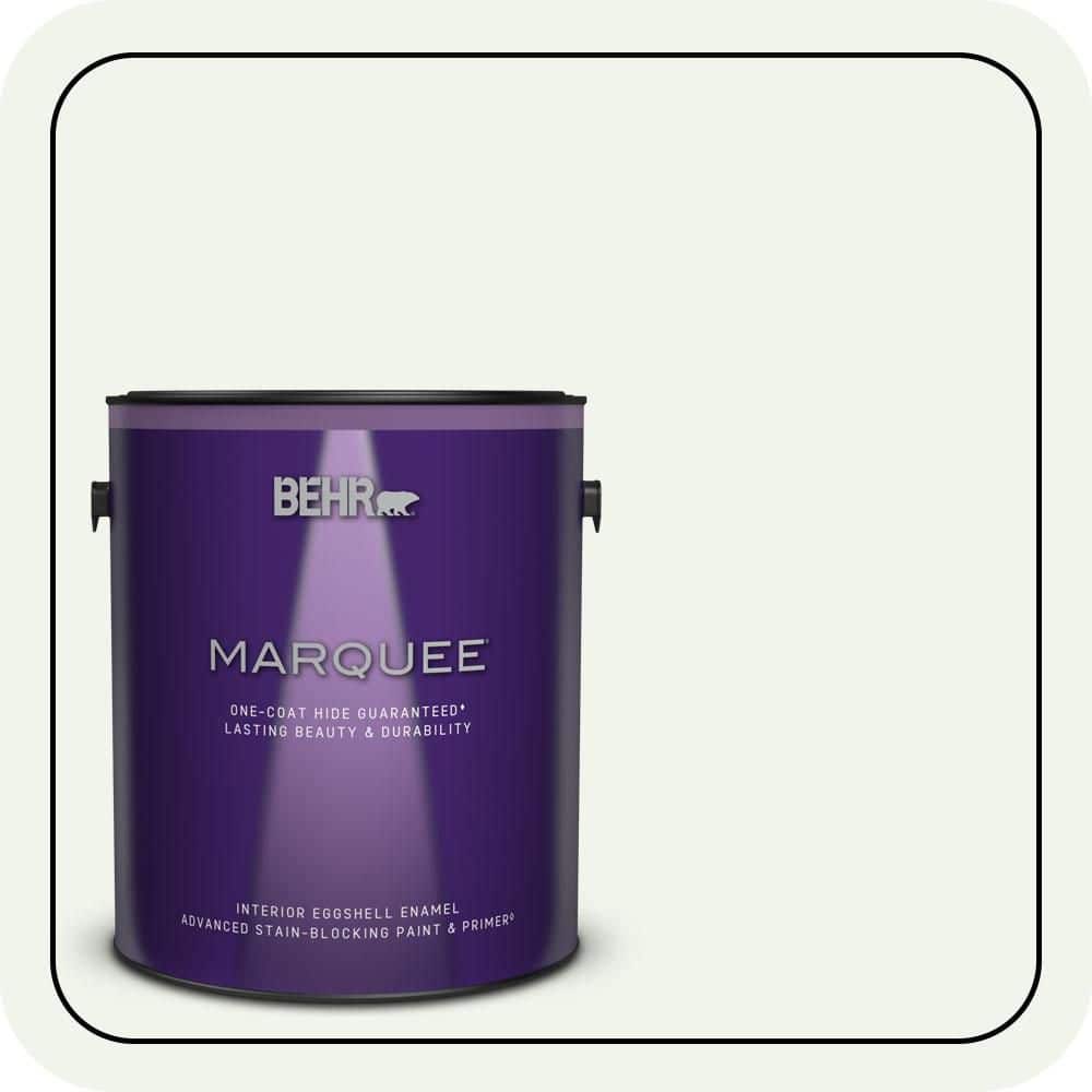 BEHR MARQUEE 1 gal. #W-B-510 Frosted Juniper Eggshell Enamel Interior Paint & Primer