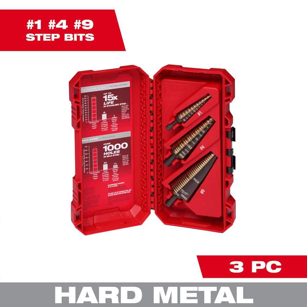 Milwaukee Step Drill Bit Set (2)