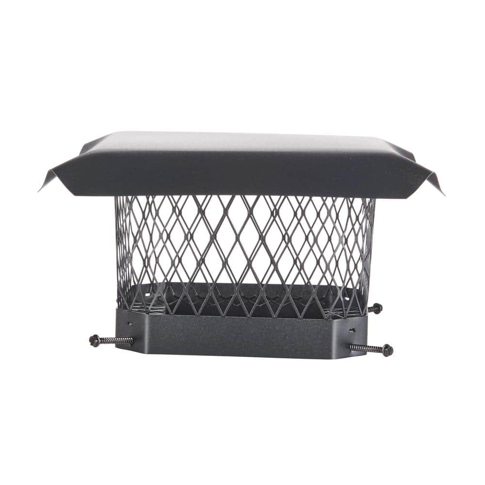 Shelter 9 in. x 9 in. Mesh Chimney Cap in Galvanized Steel