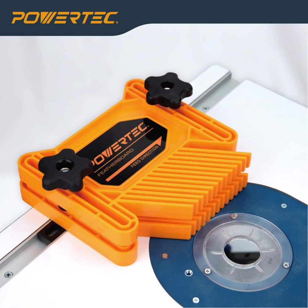 ‎POWERTEC Dual Universal Featherboards for Multi-Functional Woodworking with Flex and Miter Lock System (2-Pack) (2)