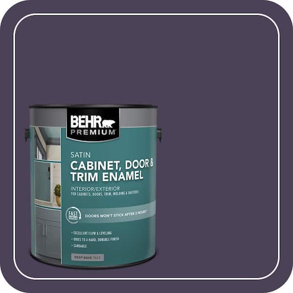 BEHR PREMIUM 1 gal. #HDC-CL-06 Sovereign Satin Enamel Interior/Exterior Cabinet, Door & Trim Paint (2)
