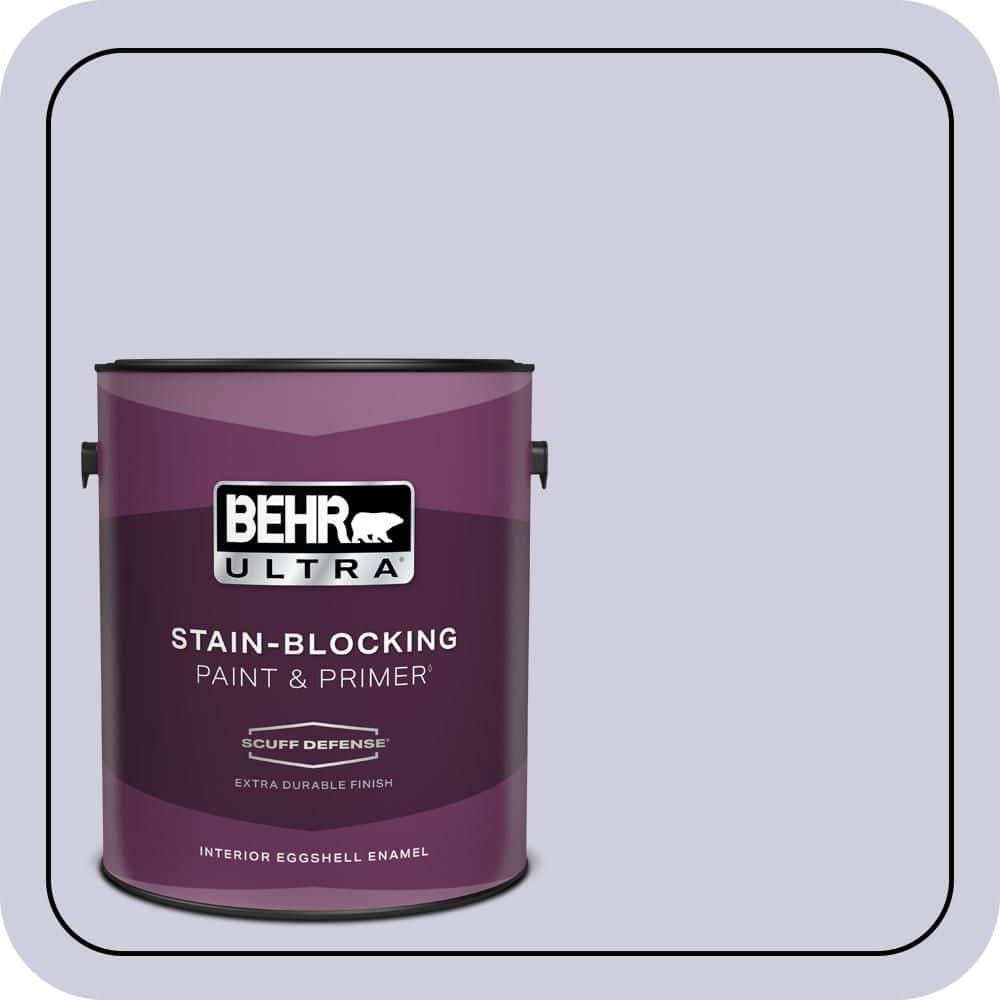 BEHR ULTRA 1 gal. #640C-2 Lavender Sparkle Extra Durable Eggshell Enamel Interior Paint & Primer