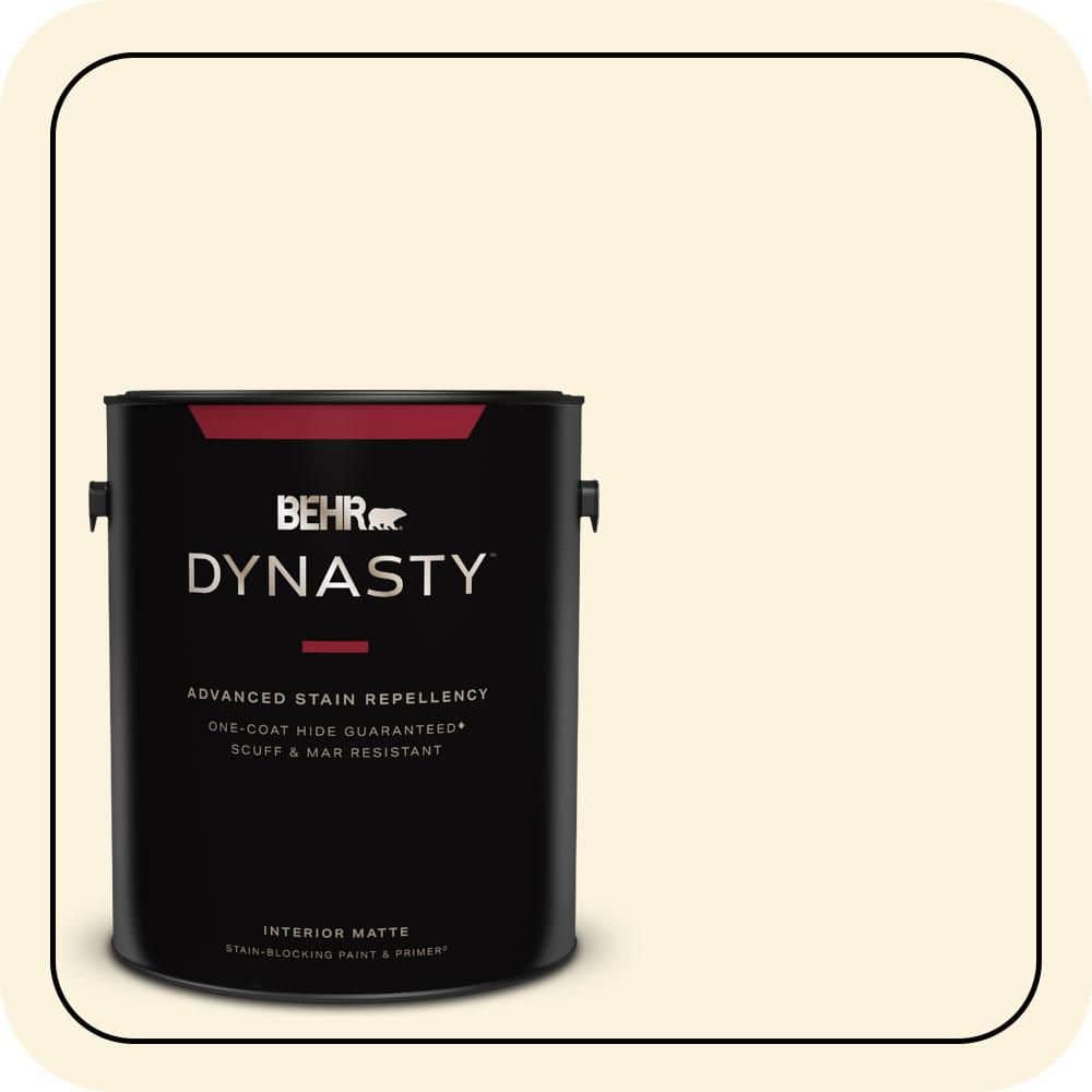 BEHR DYNASTY 1 gal. #W-D-410 Canyon Cloud Matte Interior Stain-Blocking Paint & Primer