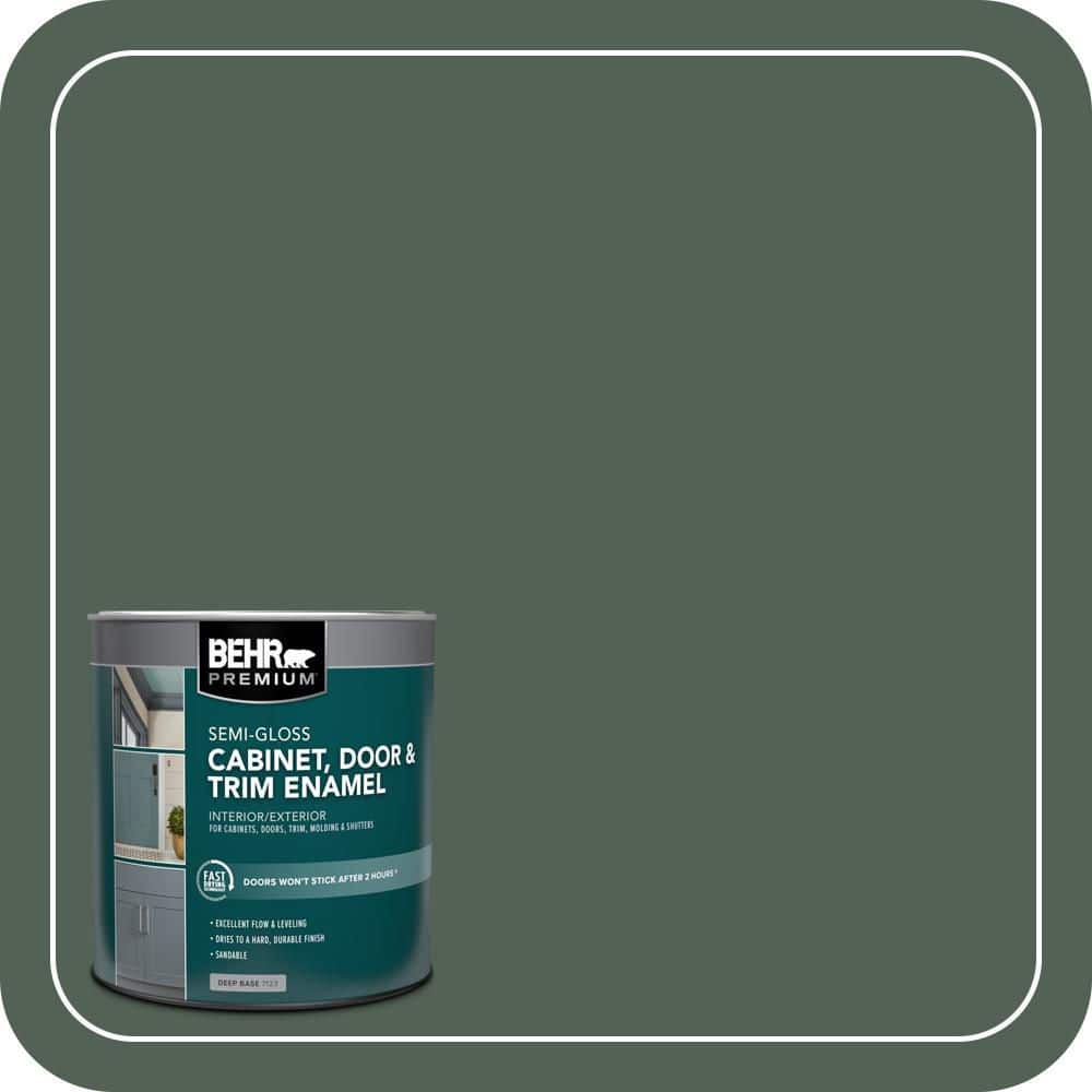 BEHR PREMIUM 1 qt. #MQ6-14 Northern Glen Semi-Gloss Enamel Interior/Exterior Cabinet, Door & Trim Paint