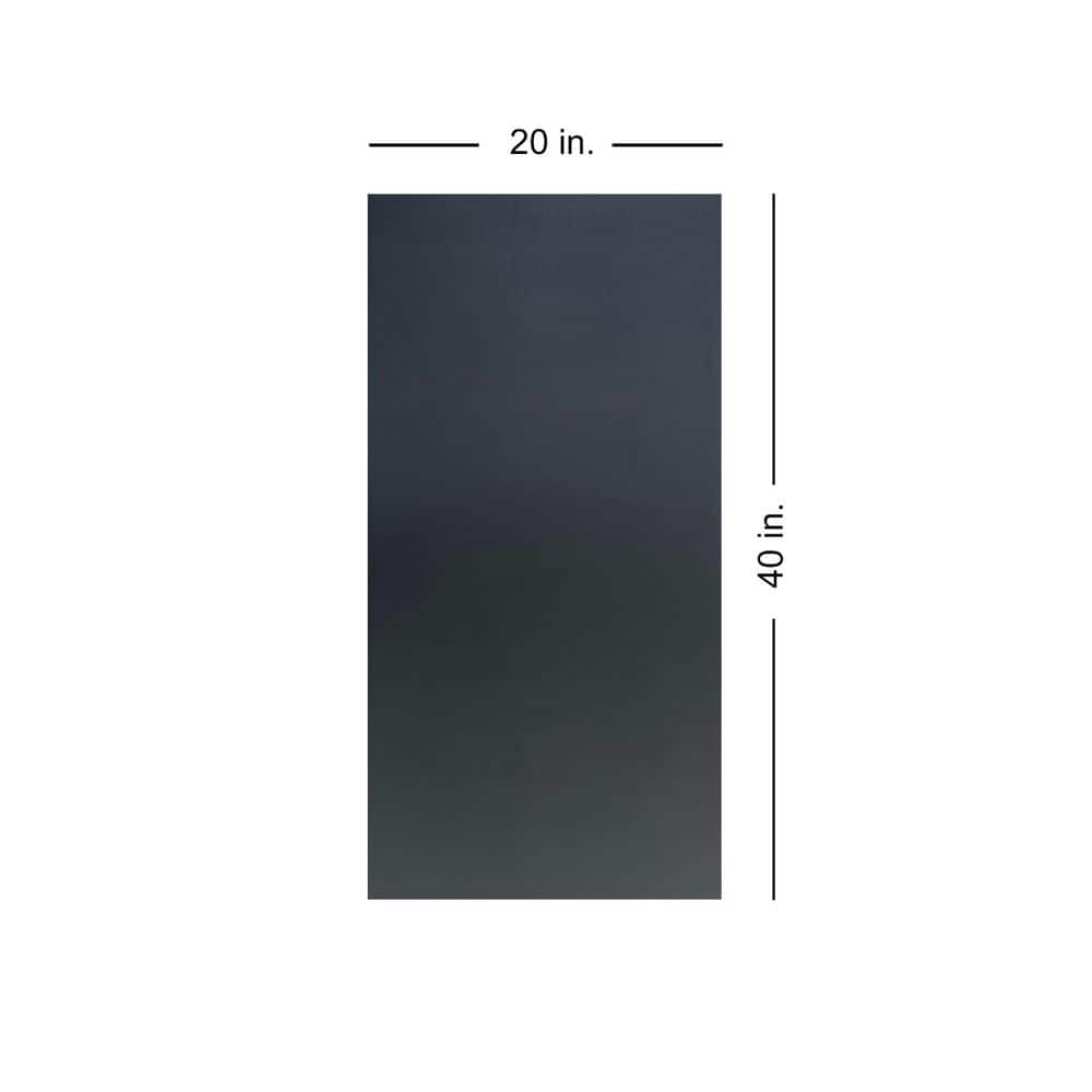 A La Maison Ceilings Large Panel Black Matte 1.6 ft. x 3.3 ft. Decorative Foam Glue Up Ceiling Tile (21.4 sq. ft. /case) (2)