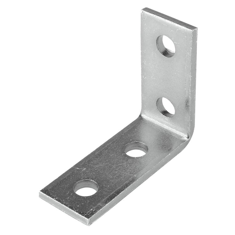Superstrut 4-Hole 90 Degree Angle Strut Bracket - Silver Galvanized (ZAB205EG-10) (3)