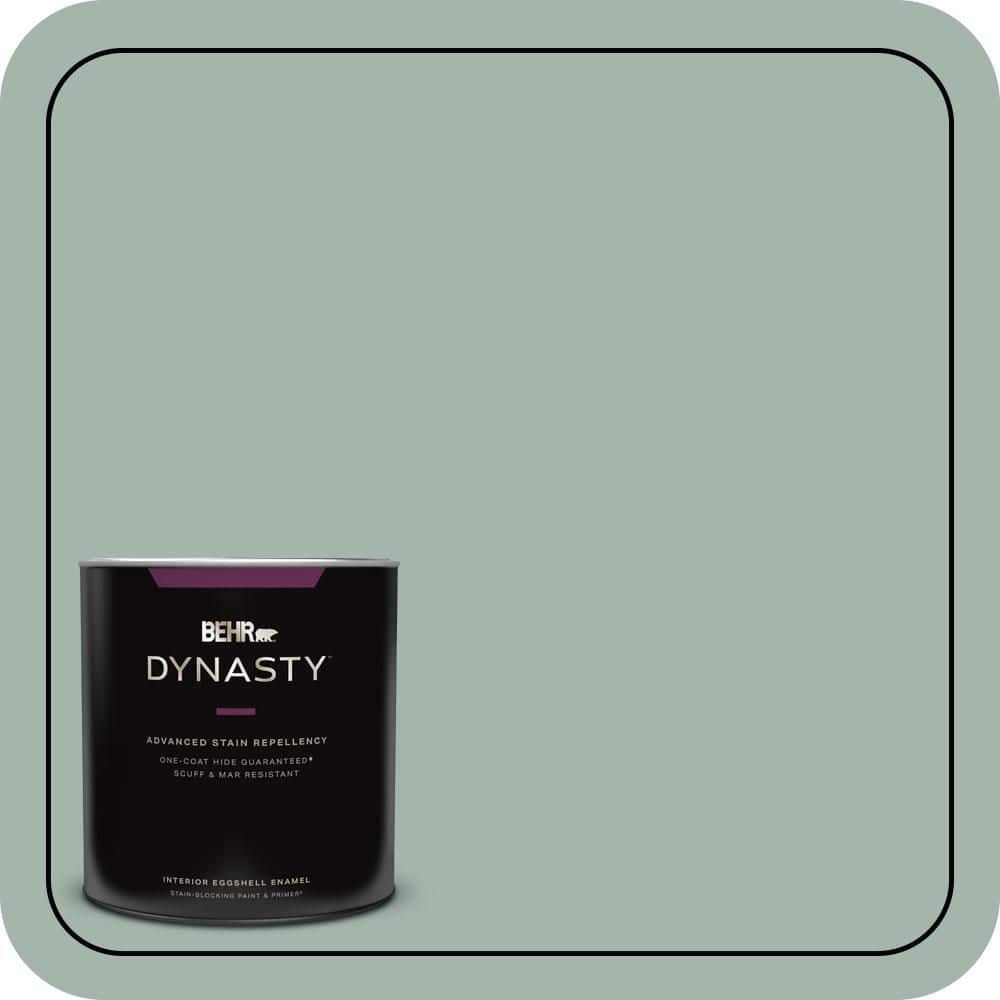 BEHR DYNASTY 1 qt. #460E-3 Smokey Slate Eggshell Enamel Interior Stain-Blocking Paint and Primer
