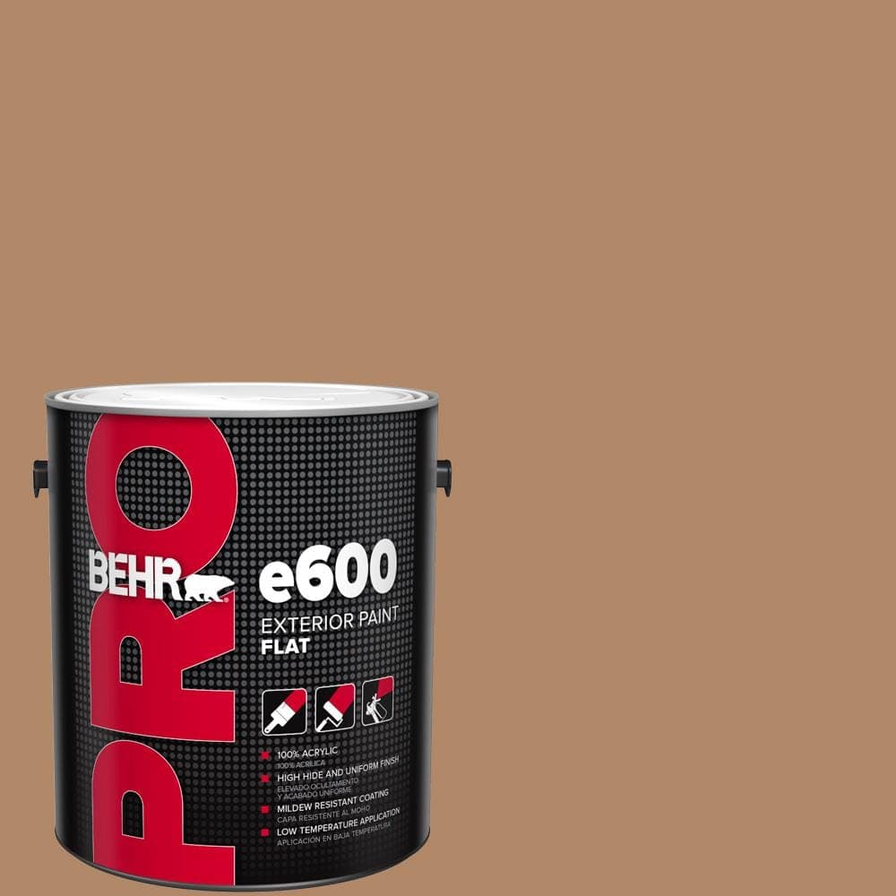 BEHR PRO 1 gal. #MQ2-02 Syrup Flat Exterior Paint