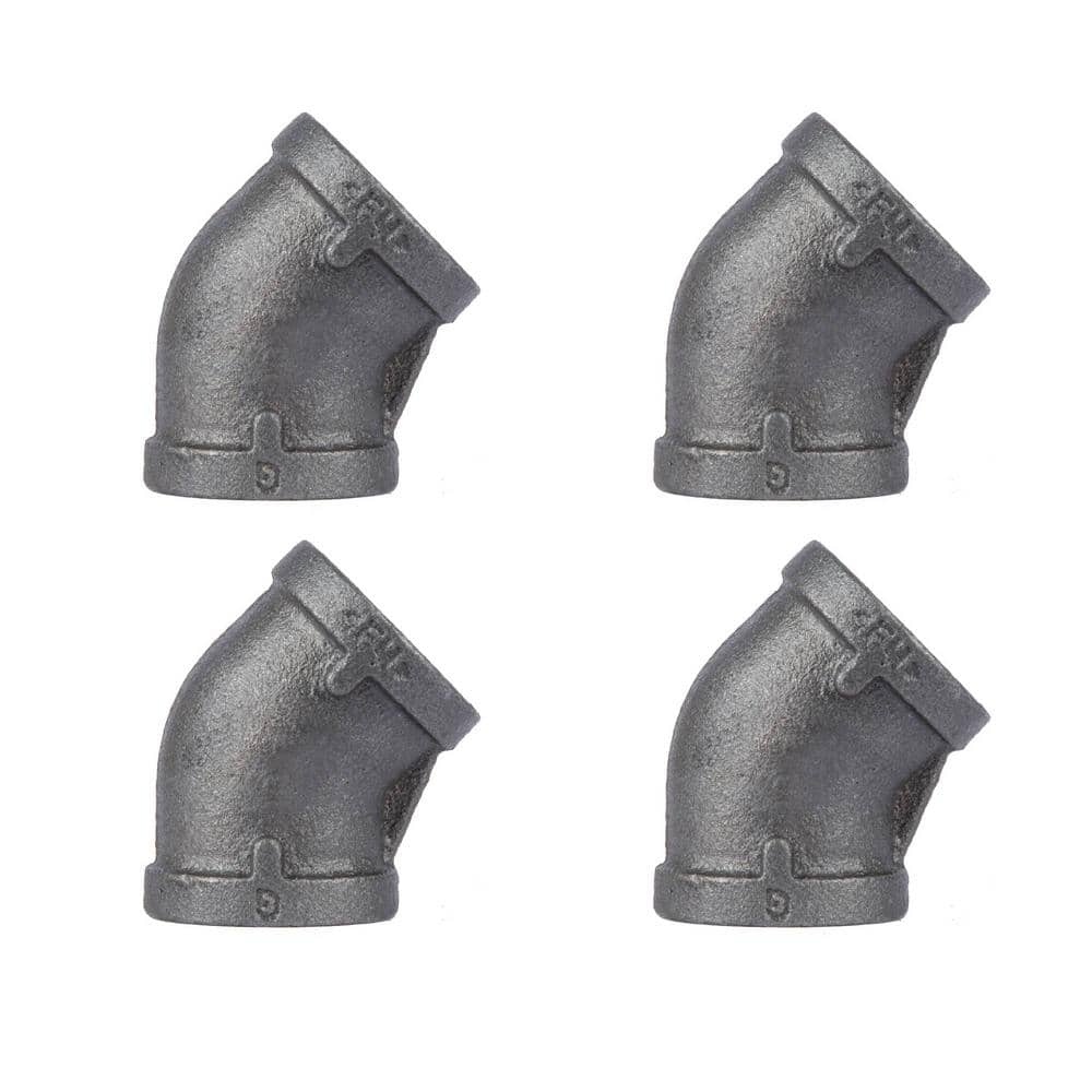 PIPE DECOR 1 in. Black Iron ° Elbow