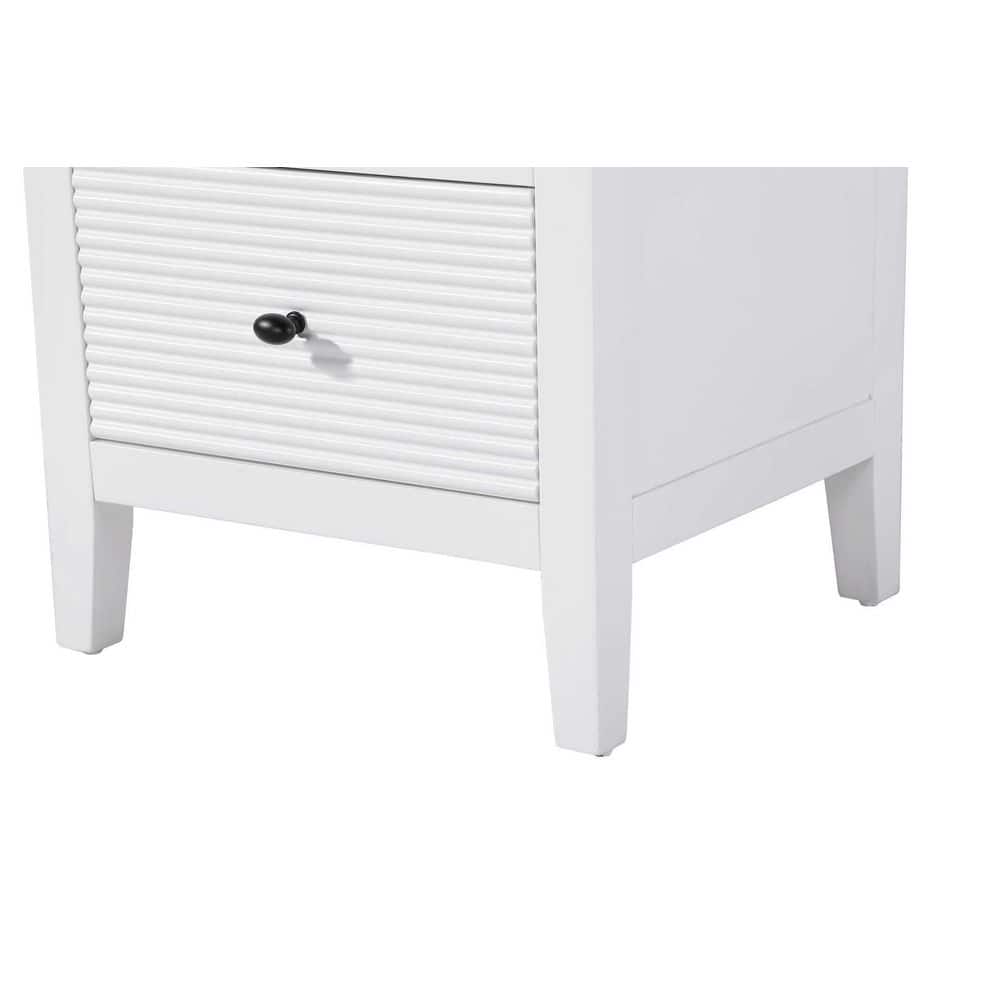 TIMELESS HOME 20 in. W x 18 in. D x 72 in. H White Freestanding Linen Cabinet (2)
