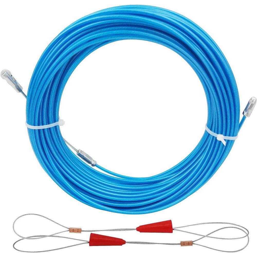 Yichuhaoxi 65.62 ft. Steel Core Electrical Fish Tape with Flexible Guide Heads and Smooth Cable Running (1)