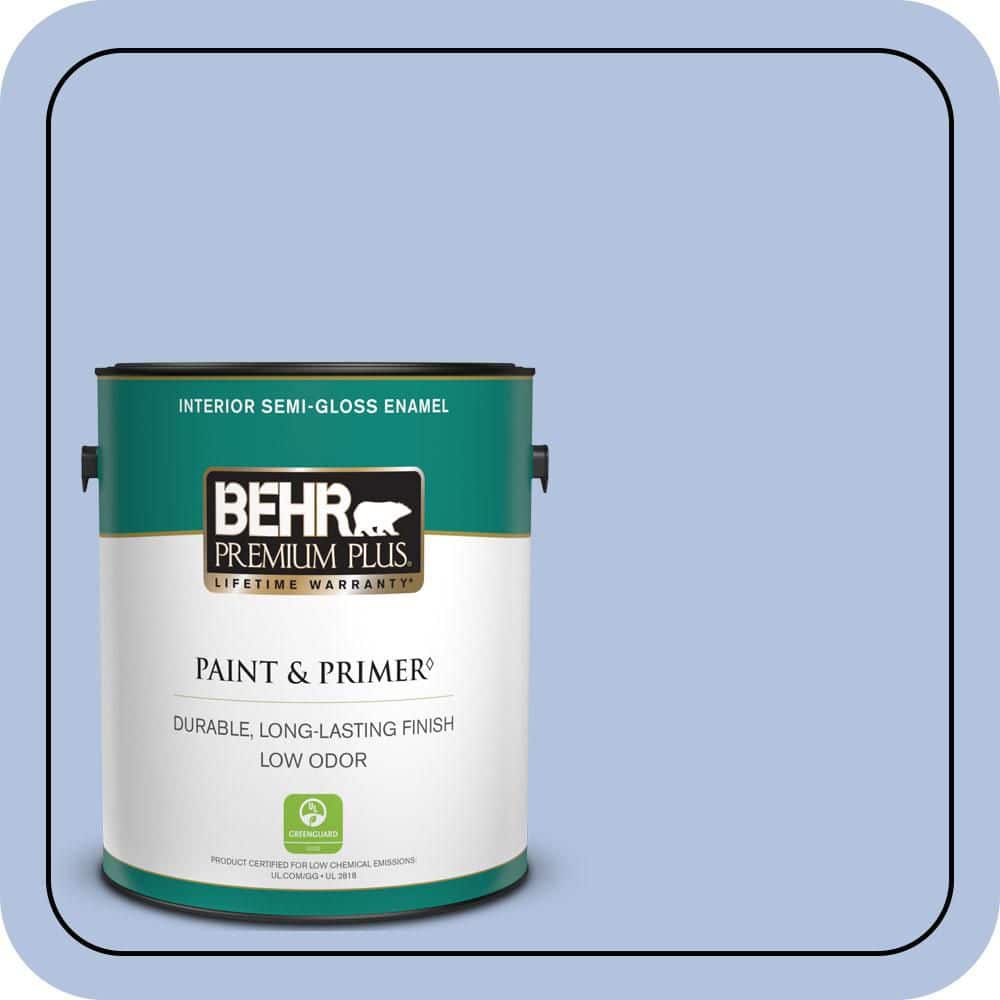 BEHR PREMIUM PLUS 1 gal. #M540-3 Eternal Elegance Semi-Gloss Enamel Low Odor Interior Paint & Primer