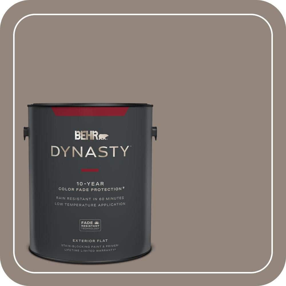 BEHR DYNASTY 1 gal. #T14-8 Film Fest Flat Exterior Stain-Blocking Paint & Primer