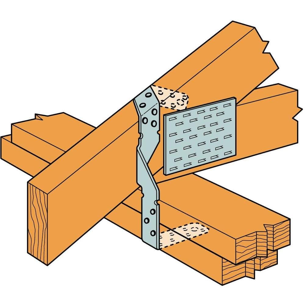 Simpson Strong-Tie MTS 16 in. 16-Gauge ZMAX Galvanized Medium Twist Strap (2)
