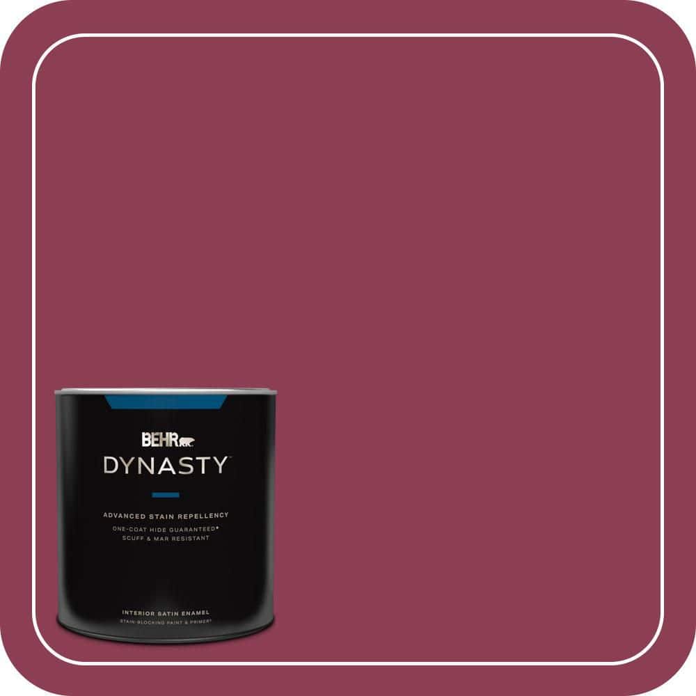 BEHR DYNASTY 1 qt. #T15-1 Liaison Satin Enamel Interior Stain-Blocking Paint & Primer