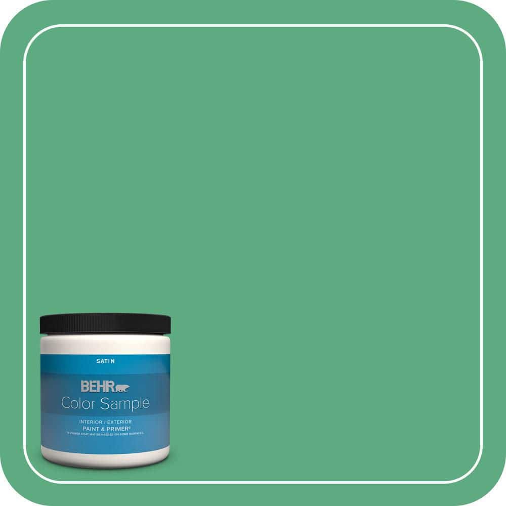 BEHR PREMIUM PLUS #T14-4 Edgewater Flat Low Odor & Primer (1)