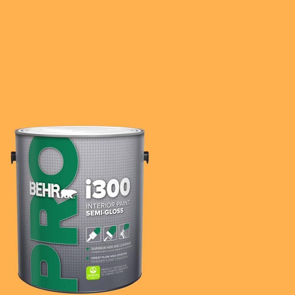 BEHR PRO 1 gal. #P250-6 Splendor Gold Semi-Gloss Interior Paint (1)