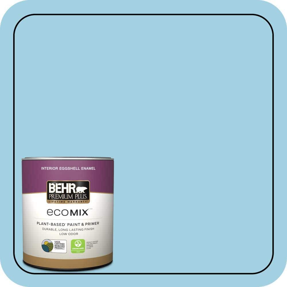 BEHR PREMIUM PLUS #540C-3 Sea Rover Enamel EcoMix Plant-Based & Primer (1)