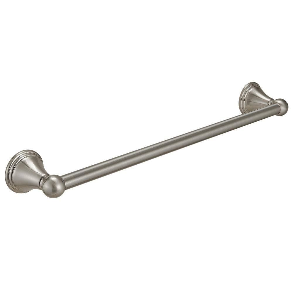 HOMEMYSTIQUE 18 in. Wall Mounted Towel Bar in Brushed Nickel (1)