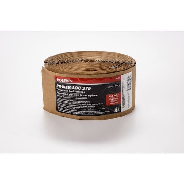 Roberts Power-Loc 4 in. x 60 ft. Premium Heat Bond Carpet Seaming Tape Roll