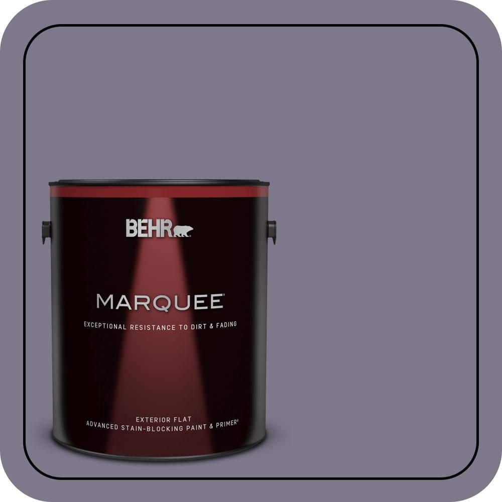 BEHR MARQUEE 1 gal. #N560-5 Solitaire Flat Exterior Paint & Primer (1)
