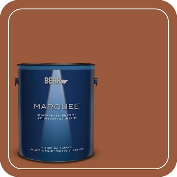 BEHR PREMIUM PLUS #230D-7 Cinnamon Brandy Flat Low Odor & Primer (2)