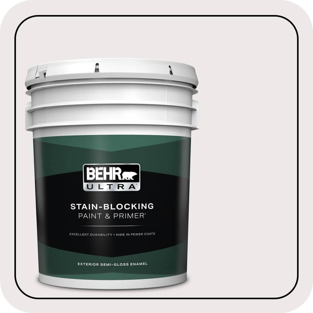 BEHR ULTRA 5 gal. #670E-1 Timeless Day Semi-Gloss Enamel Exterior Paint & Primer