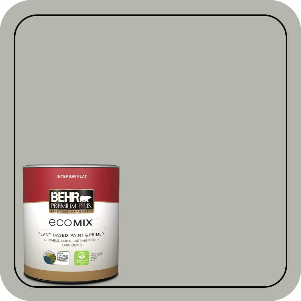 BEHR PREMIUM PLUS #PPU25-08 Heirloom Silver Enamel EcoMix Plant-Based & Primer (1)