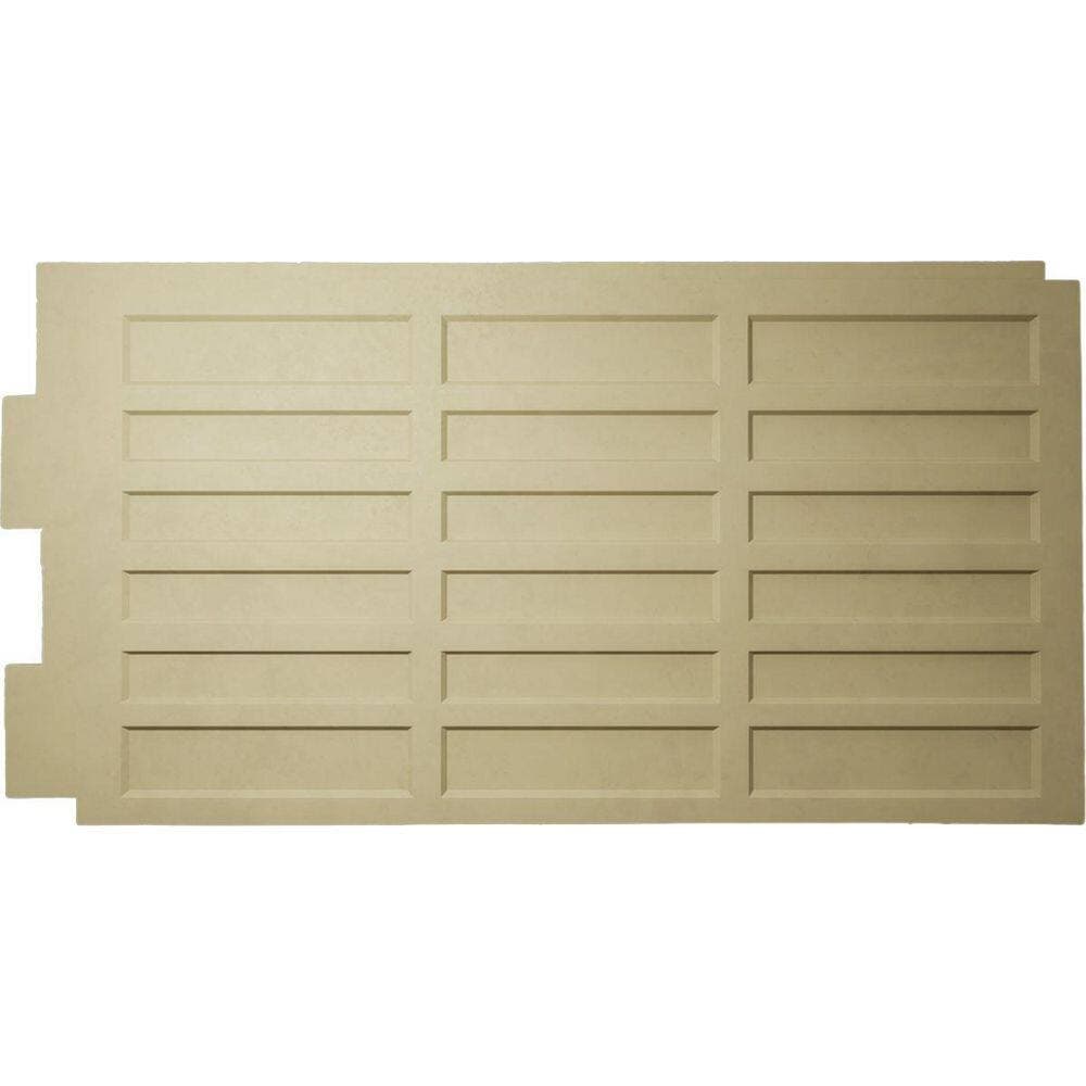 Ekena Millwork EverStone Eldorado Faux Stone Panel, 48"W x 25"H x 1"D, Smokey Stone Color (2)