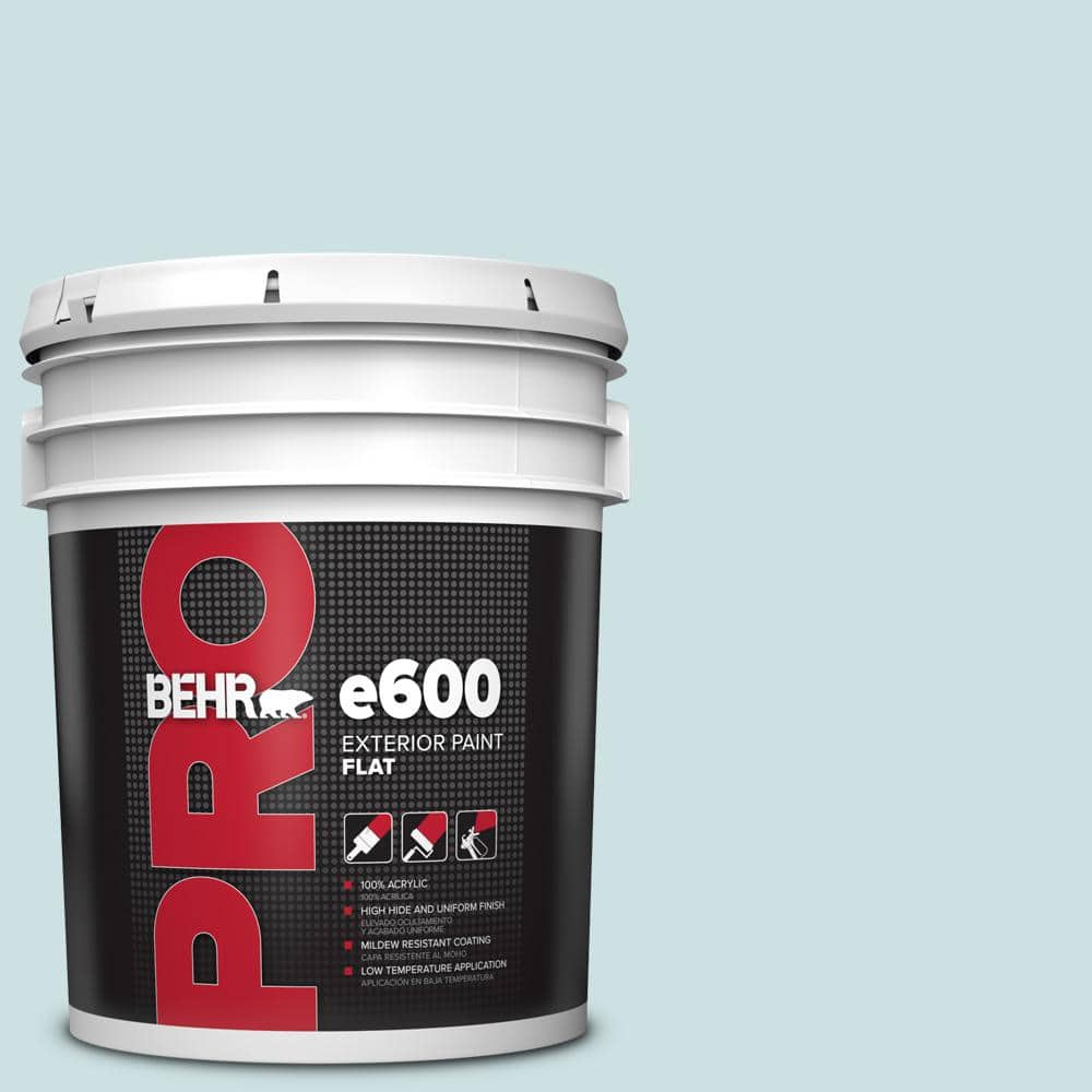 BEHR PRO 5 gal. #S450-1 Beach Foam Flat Exterior Paint