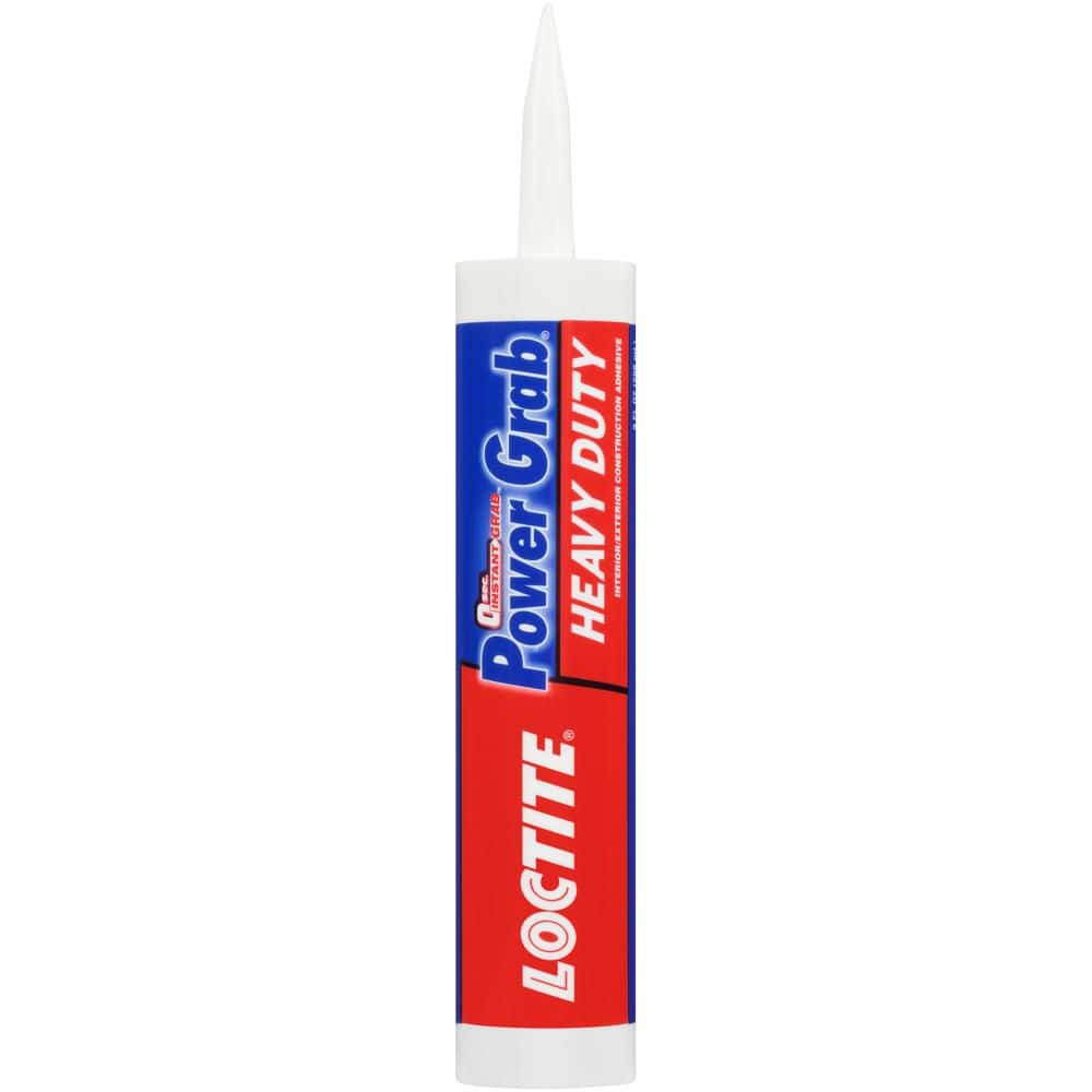 Loctite Power Grab Heavy Duty Instant Grab 9 oz. Latex Construction Adhesive White Cartridge