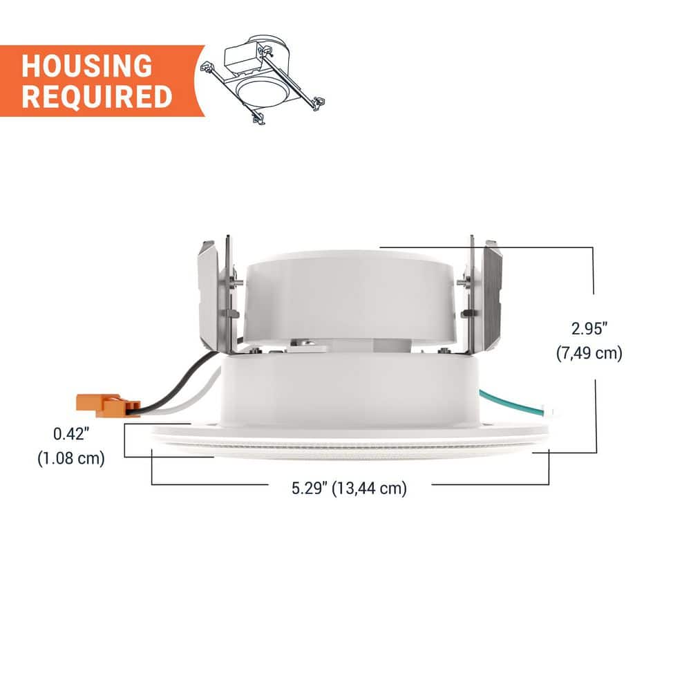 HALO RL Dual Zone 4 in. Smart WiFi Recessed LED Trim Connected by WiZ Pro (3)