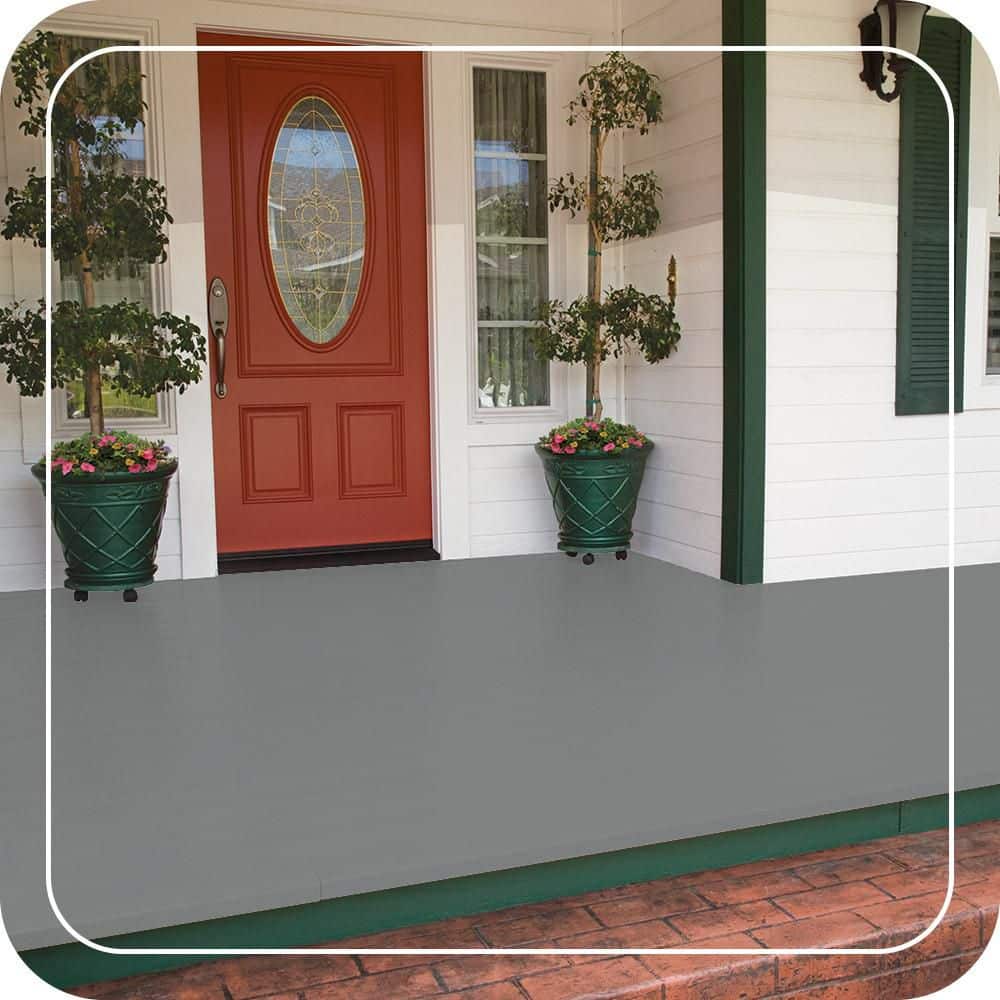 BEHR PREMIUM #MS-82 Low-Lustre Enamel Interior/Exterior Porch and Patio Floor Paint (2)