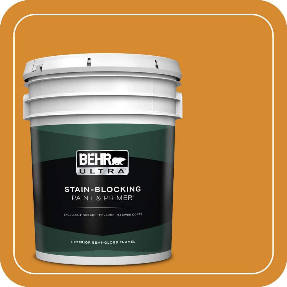 BEHR ULTRA 5 gal. #S-H-300 Opulent Semi-Gloss Enamel Exterior Paint & Primer