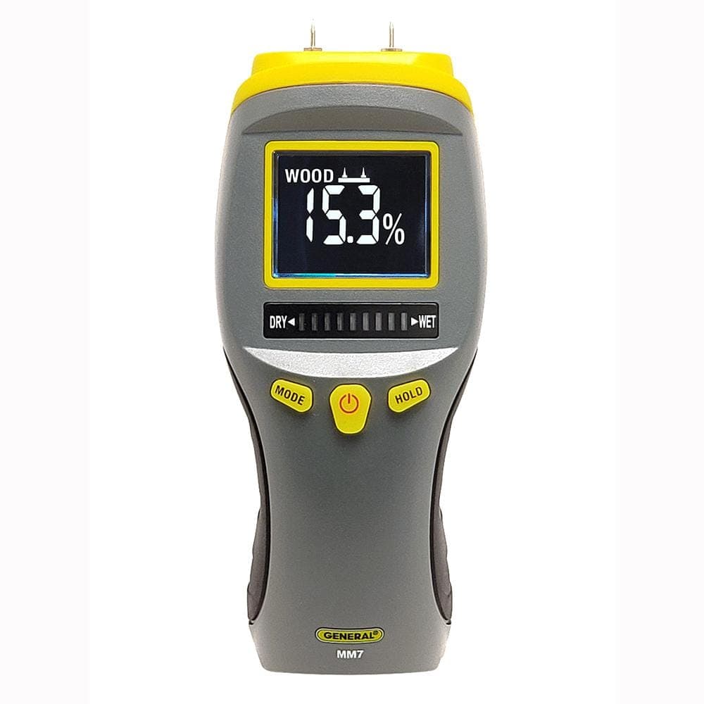 General Tools Pin Type Digital Moisture Meter for Water Damage and Mold Prevention