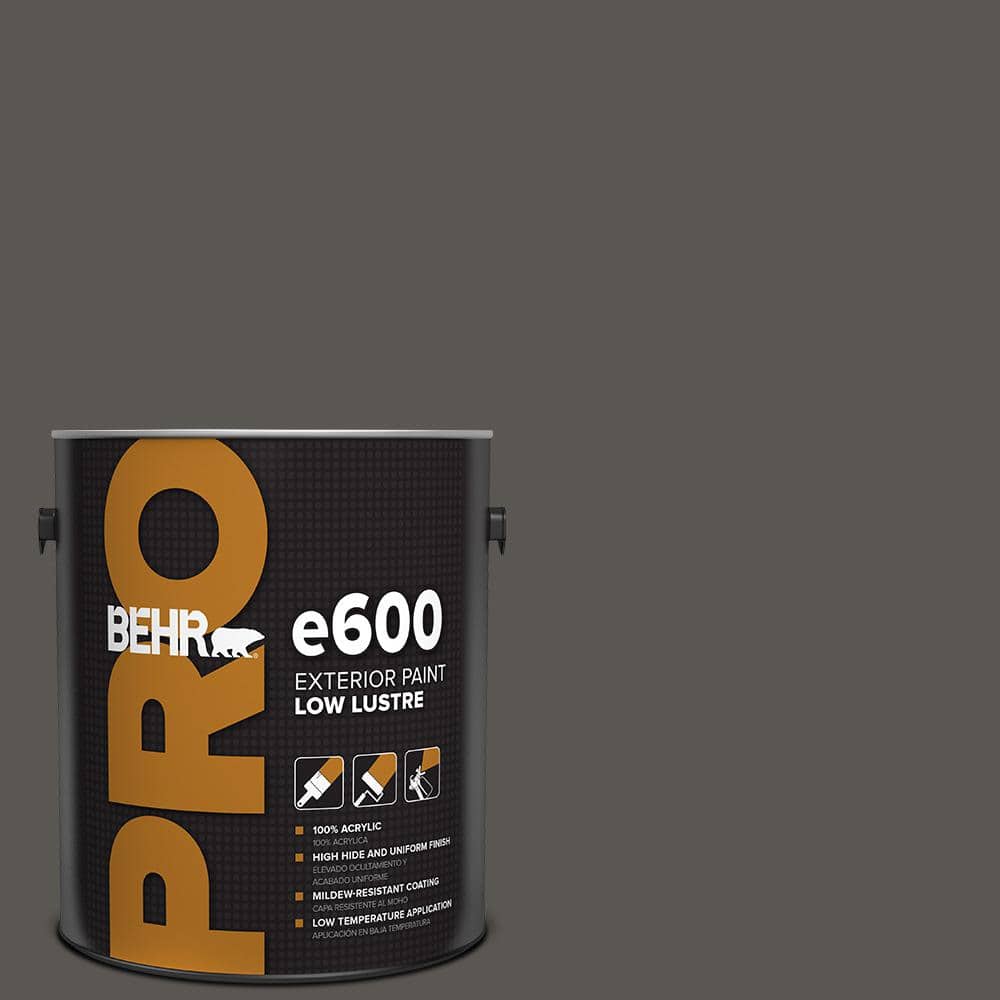 BEHR PRO 1 gal. #BXC-17 Dominant Gray Low Luster Exterior Paint