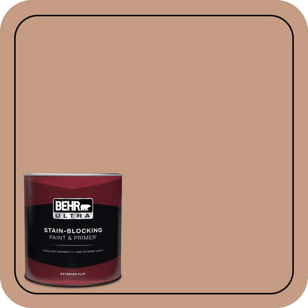BEHR ULTRA 1 qt. #S210-4 Canyon Dusk Flat Exterior Paint & Primer