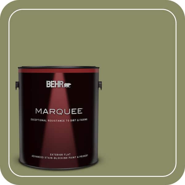 BEHR MARQUEE 1 gal. #S360-5 Yogi Flat Exterior Paint & Primer (2)