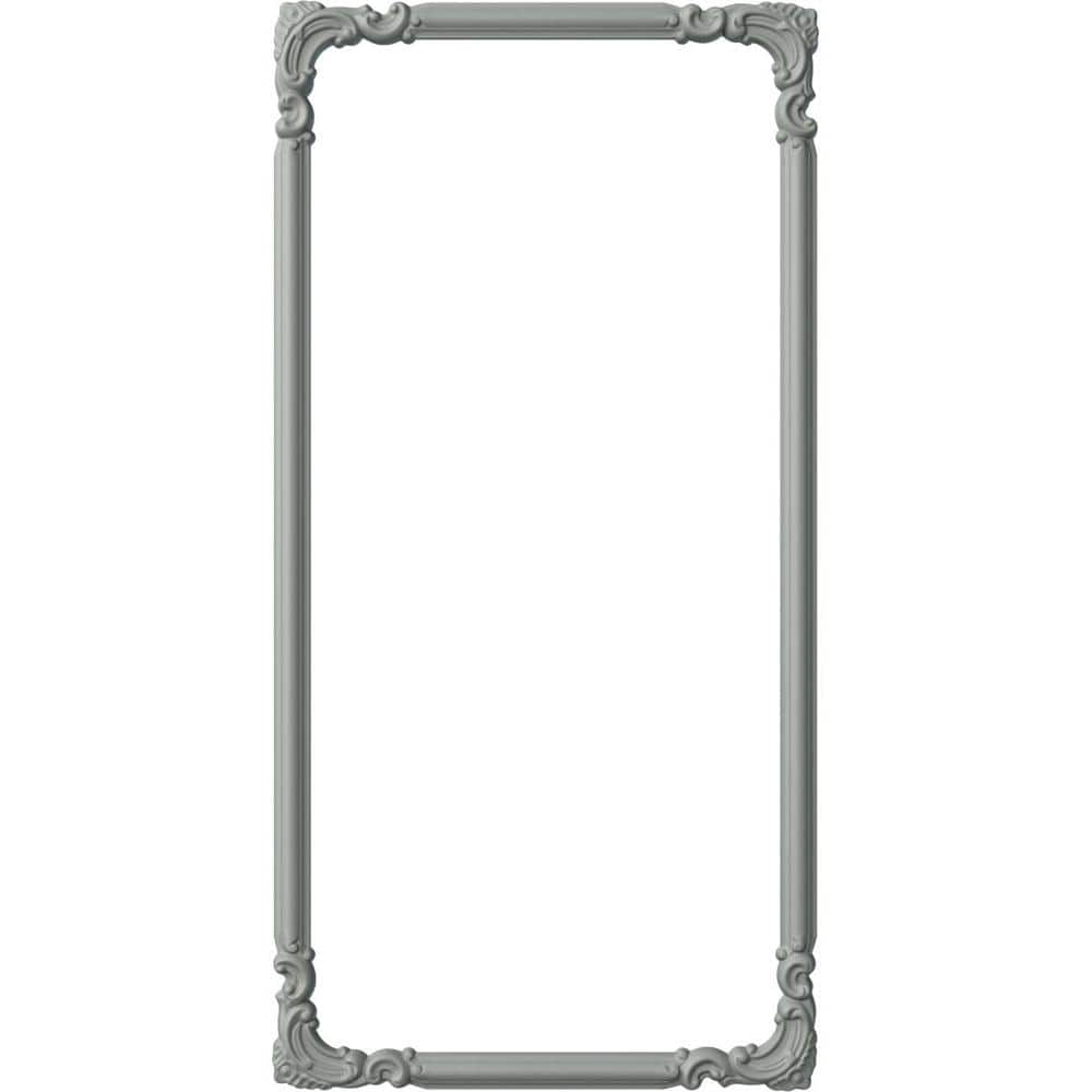 Ekena Millwork 24 in. W x 48 in. H Unfinished Polyurethane Ashford Panel Moulding Kit (Single Panel) (1)