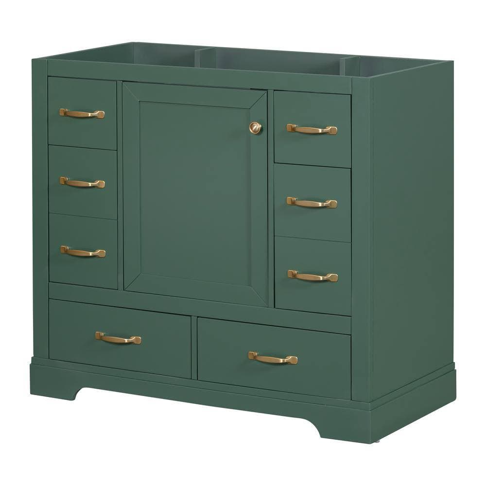 Unbranded W 18 in. D 33 in. H Bath Vanity Cabinet without Top (4)