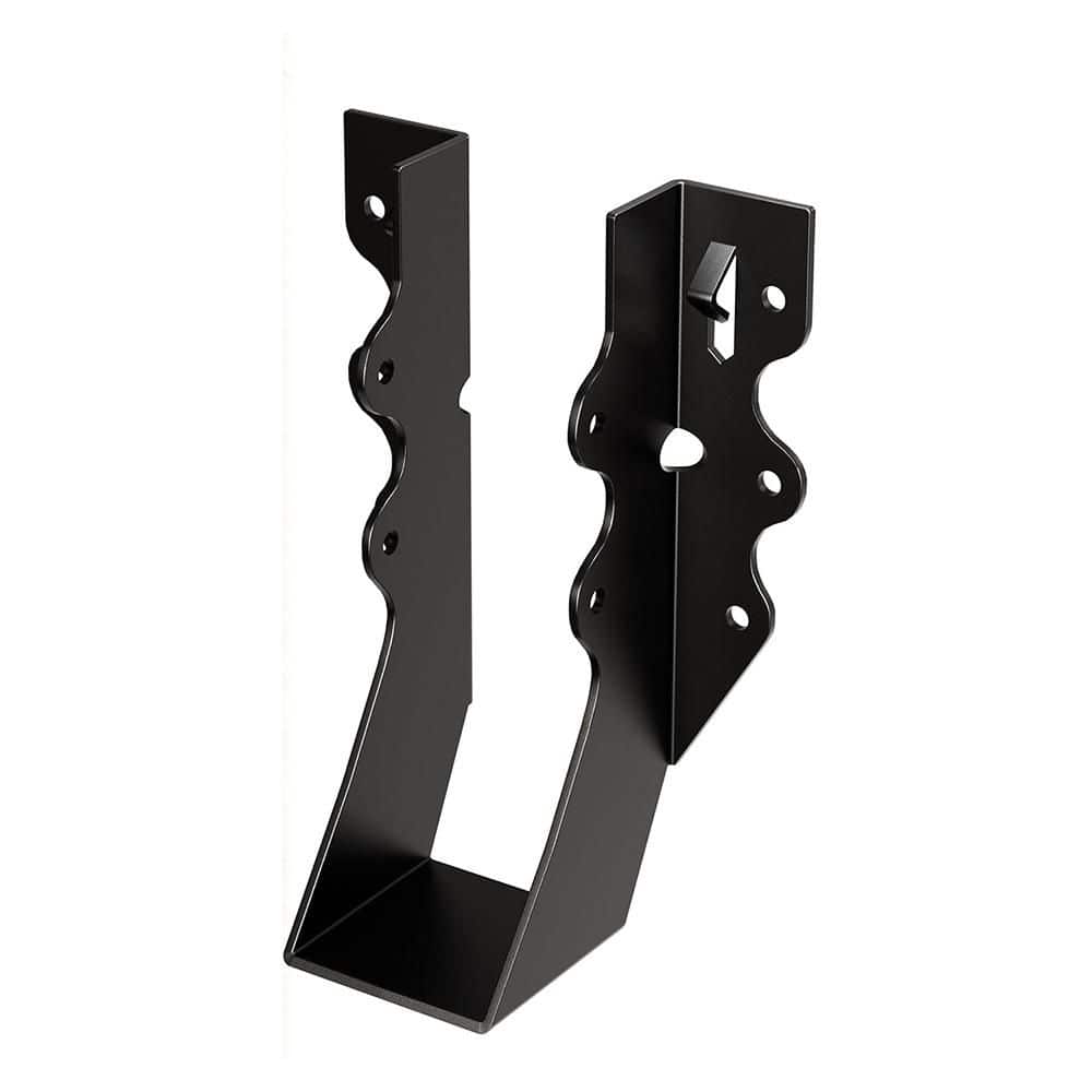 Afoxsos Steel Black 2 x 6 Joist Hangers Face Mount Hurricane Ties Brackets for Shed Barn Coop Porch Truss (25-Pack) (1)