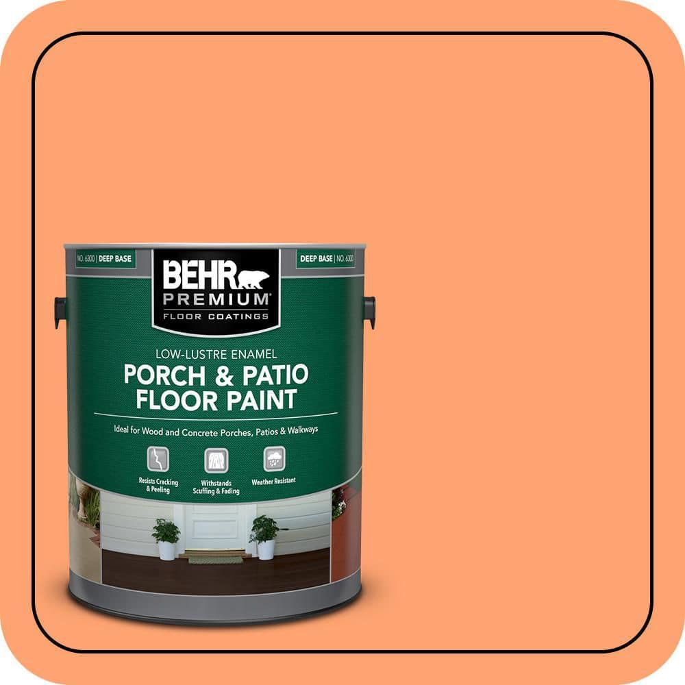 BEHR PREMIUM #P210-5 Low-Lustre Enamel Interior/Exterior Porch and Patio Floor Paint (1)