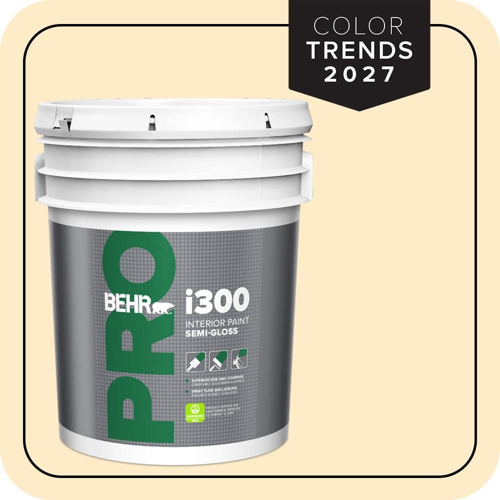 BEHR PRO 5 gal. #M290-2 Frittata Semi-Gloss Interior Paint