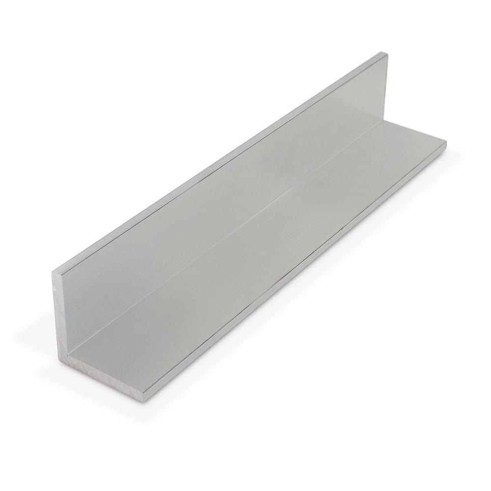 Outwater 1-1/2 in. D x 1-1/2 in. W x 36 in. L Unfinished Paintable Mill Aluminum Angle Moulding (4-Pack)